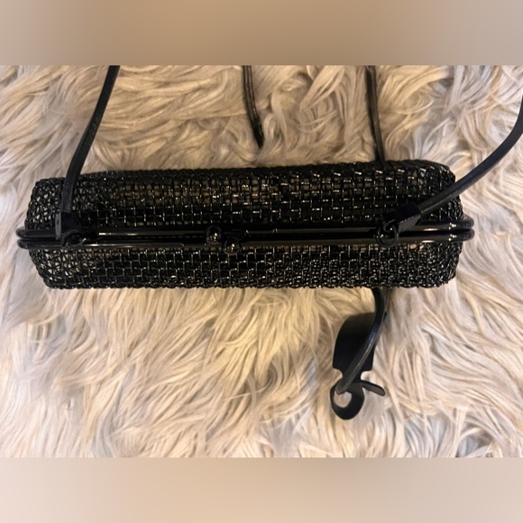 YSL Brass Lambskin Monogram Cassandre Cage Bag Black - Picture 11 of 11